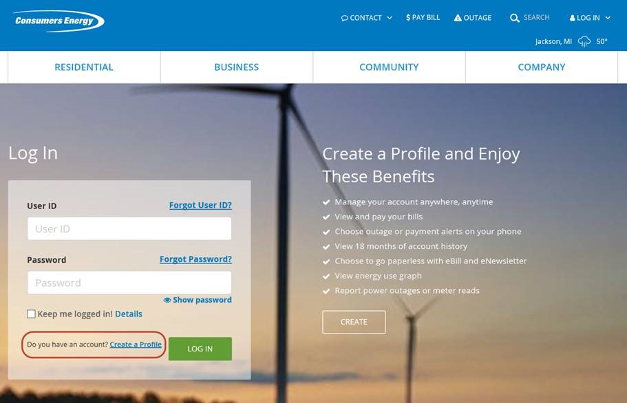 Confirm Your Contact Information Consumers Energy